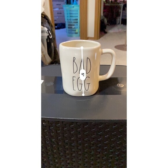 RAE Dunn Bad Egg Good Egg Mug Pair - Picture 4 of 5